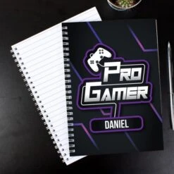 Personalised Pro Gamer A5 Notebook -Personalise Store p0712a66 3