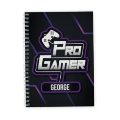 Personalised Pro Gamer A5 Notebook -Personalise Store p0712a66 4