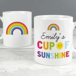 Personalised Rainbow Cup Of Sunshine Mug 10 Personalised Rainbow Cup Of Sunshine Mug -Personalise Store p0805j66 3