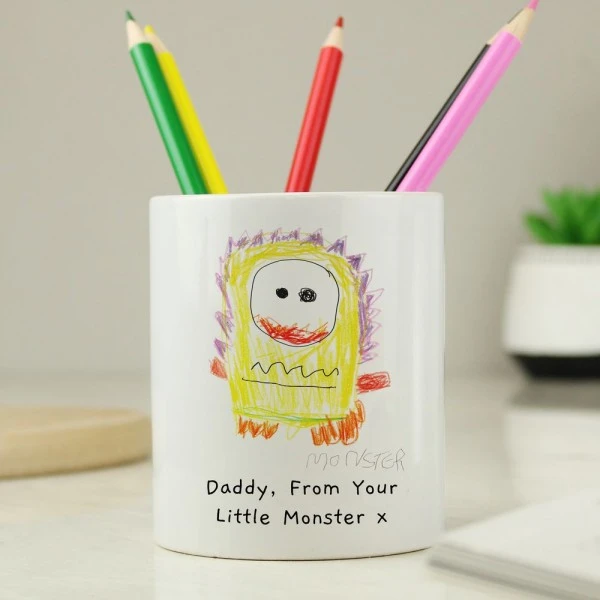 Personalised Childrens Drawing Photo Storage Pot 4 Personalised Childrens Drawing Photo Storage Pot - Image 2