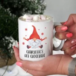 Personalised Red Gonk Christmas Mug 14 Personalised Red Gonk Christmas Mug -Personalise Store p0805n71 5