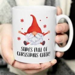 Personalised Red Gonk Christmas Mug 15 Personalised Red Gonk Christmas Mug -Personalise Store p0805n71 6