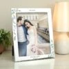 Personalised Botanical 10x8 Silver Photo Frame 1 Personalised Botanical 10x8 Silver Photo Frame -Personalise Store p1004a19
