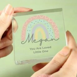 Personalised Rainbow Crystal Token -Personalise Store p1007e17 5