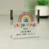 Personalised Shape Little Minds Crystal Token -Personalise Store p1007e27