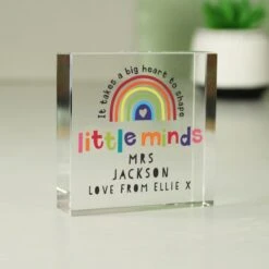 Personalised Shape Little Minds Crystal Token