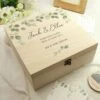 Personalised Botanical Wooden Keepsake Box 1 Personalised Botanical Wooden Keepsake Box -Personalise Store p1011g69
