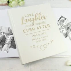 Personalised Happily Ever After Traditional Photo Album -Personalise Store p1012a26 3