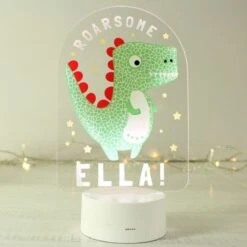 Personalised Roarsome Dinosaur LED Colour Changing Night Light 11 Personalised Roarsome Dinosaur LED Colour Changing Night Light -Personalise Store p101395 3