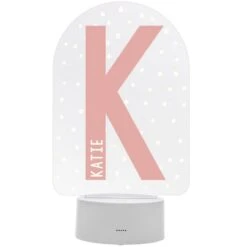 Personalised Initial LED Colour Changing Night Light -Personalise Store p101397 4