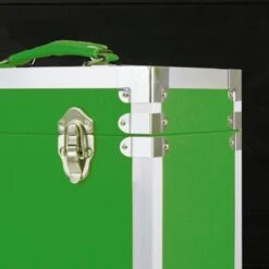 Personalised 12 Inch Record Storage Box - Green Leather Effect With Metal Trim - Record Laser Etched 11 Personalised 12 Inch Record Storage Box - Green Leather Effect With Metal Trim - Record Laser Etched -Personalise Store personalised 12 inch record storage box green all 01 1