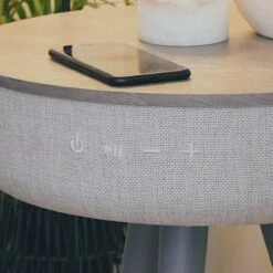 Tabblue Personalised Bluetooth Side Table With Surround Sound - Grey - Beer Sticker -Personalise Store tabblue personalised bluetooth side table with surround sound grey 03